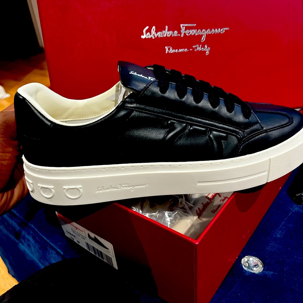 Brand New Black Salvatore Ferragamo Shoes - Luxury Designer Footwear”
